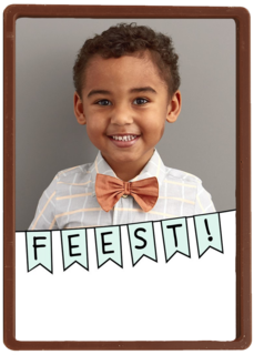 het is feest met slingers