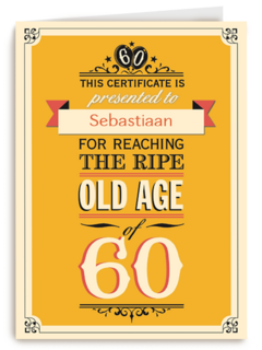 leeftijd zestig old age