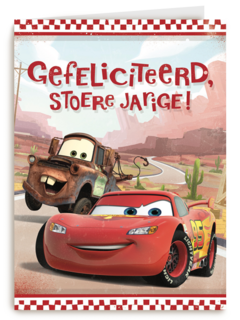 disney cars gefeliciteerd stoere jarige