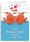 vissen een dikke kus voor valentijn