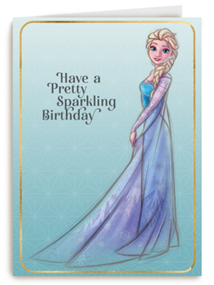 Elsa kaart have a pretty sparkling birthday