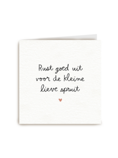 zwangerschap verlof rust goed uit voor de kleine lieve spruit