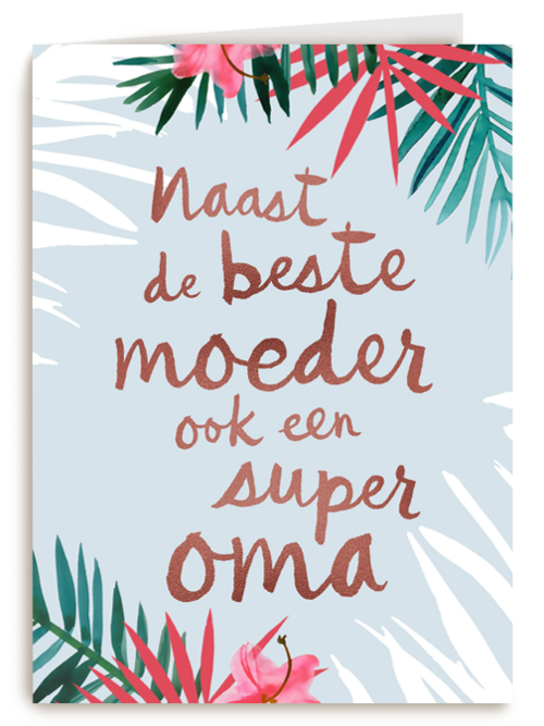 naast de beste moeder ook een superoma