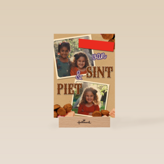 9an sint en piet kaart sinterklaas