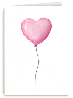 Ballon met hart zonder tekst