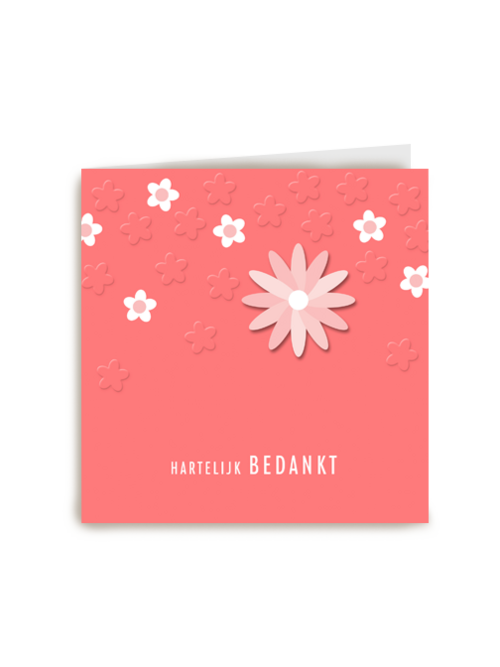 bedankt kaart stijlvol hartelijk bedankt