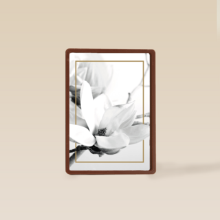 meerdere witte bloemen met goud randje