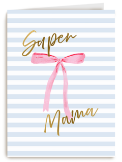 Moederdag super mama strik