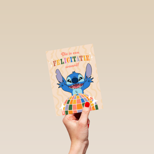 Felicitatie Disney Stitch