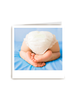 Polaroidkaart baby zoon