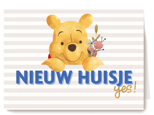 Winnie de Poeh nieuw huisje yes