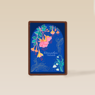 Ramadan Mubarak   blauw