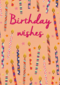 Birthday Wishes kaarsen