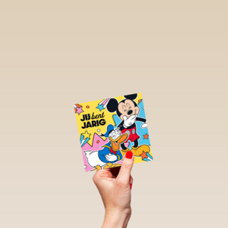 Mickey en Donald Duck verjaardagskaart
