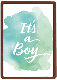 watercolor it is a boy