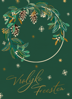 Stijlvolle kerstkaart