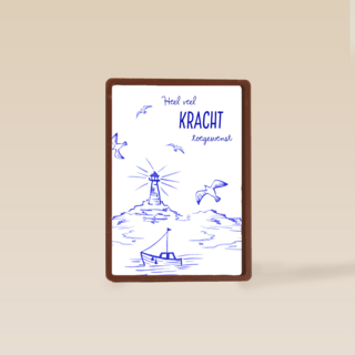 Sterktekaart Heel veel kracht toegewenst vuurtoren