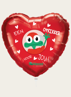 Ballon Opkikker Voor Jou Rood Ballon Opkikker Voor Jou Rood