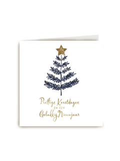 hallmark kerstkaart kerstboom met ster