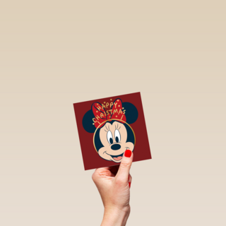Happy christmas minnie