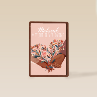 Verlovingskaart mabrouk met jullie verloving