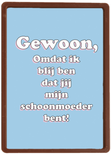 moederdag kaart hip blij dat jij mijn schoonmoeder bent