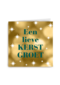 kerstkaart hip een lieve kerstgroet