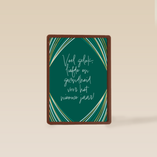 Kerstkaart veel geluk en liefde