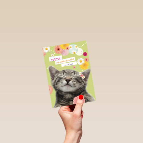moederdag klassiek een katje voor moederdag