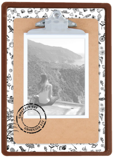 klembord vakantiefoto