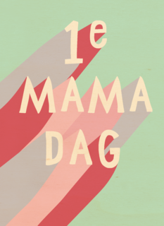 moederdag kaart hip eerste moederdag