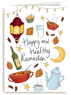 eid mubarak kaart happy and healthy ramadan