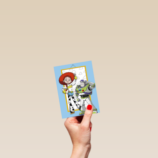 Rijksmuseum X Toy Story kaart Jessie and Buzz
