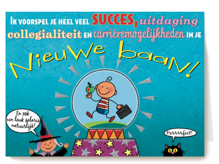 smile kaart succes een nieuwe baan