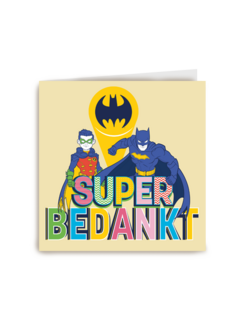Batman Robin super bedankt