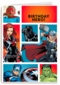Avengers fotokaart Birthday Hero
