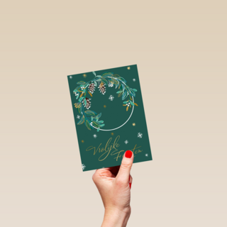 Stijlvolle kerstkaart