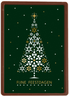 Kerstkaart zakelijk Stijlvolle kerstboom