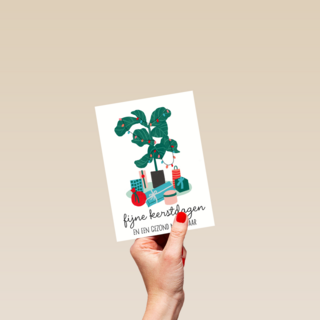 Kerstkaart Hip Gezond nieuwjaar