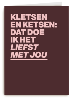 liefde kaart andc kletsen en ketsen