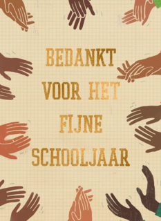 heel veel applaus voor het fijne schooljaar