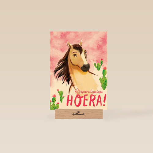 verjaardag kaart spirit hieperdepiep hoera