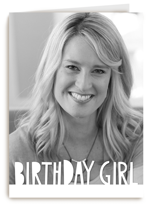 birthday girl vrouw foto