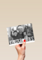 fotokaart met kerstgroetjes als tekst