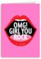 OMG girl you rock