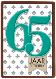 vijfenzestig turqouise klavers