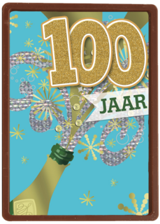 verjaardag leeftijden champagne 100