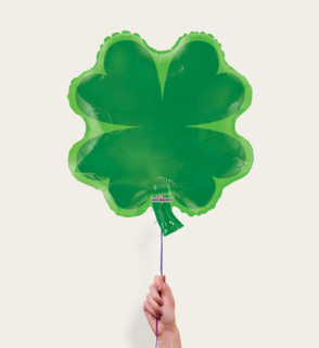 Ballon Geluksklaver Groen