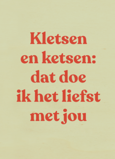 liefde kaart andc kletsen en ketsen