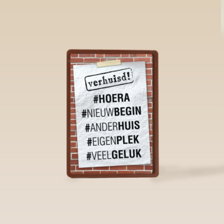 nieuwe woning verhuisd hashtags